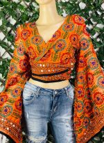 Top étnico Bordado a mano