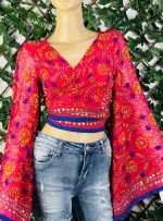 Top étnico Bordado a mano