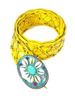 Cinturón de piel artesanal