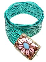 Cinturón de piel artesanal