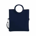 Bolso piel con asas redondas