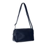 Bandolera de piel de 3 compartimentos