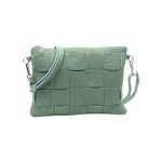 Bolso de piel trenzado