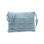 Bolso de piel trenzado