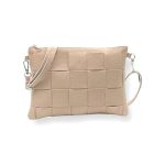 Bolso de piel trenzado