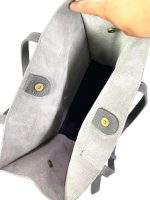 Bolso de piel 2 piezas con bolso interior