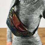 Riñonera de nailon lentejuelas brillantes