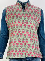 Chaleco bohemio étnico reversible