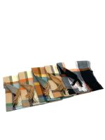 Bufanda con estampado a cuadros