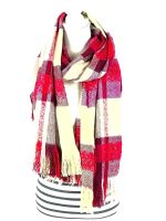 Bufandas con diseño de cuadros