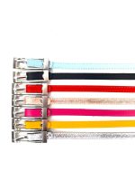 Cinturón de piel 1cm liso