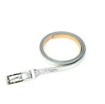 Cinturón de piel 1cm liso