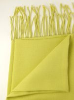 Bufanda lisa 180 cms. con flecos