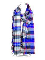 Bufanda con diseño de cuadros