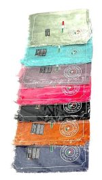 Fulares con estampado de colores lisos