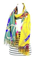 Bufanda con estampado rayas