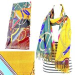 Bufanda con estampado rayas