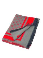 Bufanda con estampado de cuadros