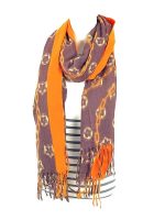 Bufandas con estampado de cadenas