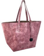 Bolso shopper reversible de polipiel