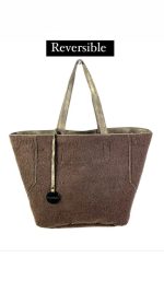 Bolso shopper reversible de polipiel