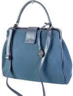 Bolso hobo de tela y polipiel