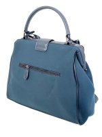 Bolso hobo de tela y polipiel