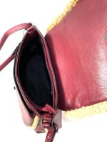 Bolso polipiel con lana sintética