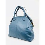 Bolso de piel semiluna GRANDE