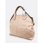 Bolso de piel semiluna GRANDE