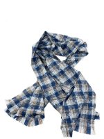 Bufanda con estampado a cuadros