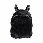 Mini mochila de pelo sintético