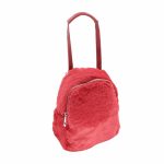 Mini mochila de pelo sintético