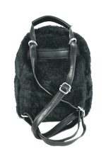 Mini mochila de pelo sintético