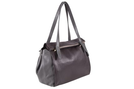 Bolso shopper de piel