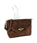 Bandolera piel con solapa