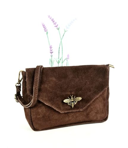 Bandolera piel con solapa