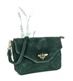 Bandolera piel con solapa