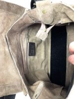 Bandolera de piel serraje con solapa