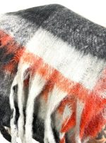 Bufanda con estampado a cuadros