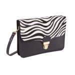 Bandolera de piel Animal print