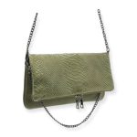 Bolso Sobre de piel serpiente