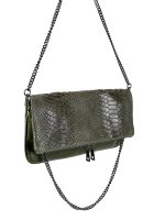 Bolso Sobre de piel serpiente