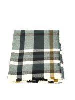 Bufanda con estampado de cuadros