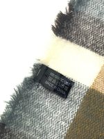 Bufanda con estampado de cuadros