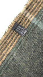 Bufanda de cuadros marrón