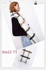 Bufanda con estampado de cuadros