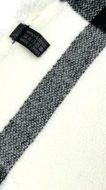 Bufanda con estampado de cuadros