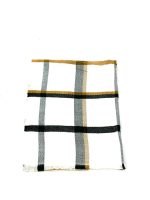 Bufanda con estampado de cuadros