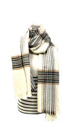 Bufanda de estampado beige